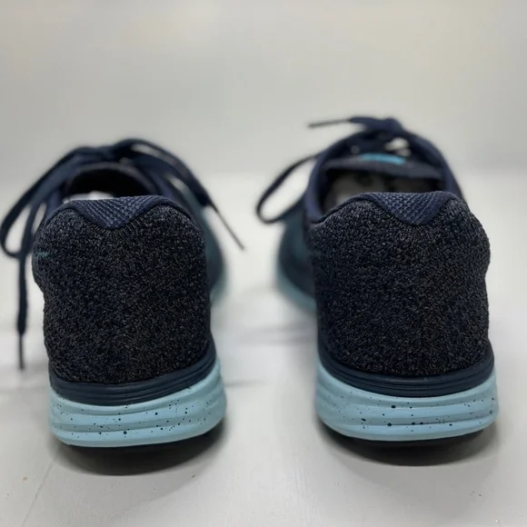 Women's Nike Flyknit Lunar 3 Blue and Pink Running shoes Size 7 - Picture 6 of 11